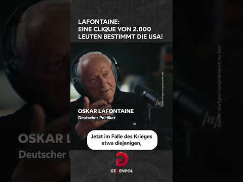 Lafontaine: Eine <strong>Clique</strong> von 2.000 Leuten bestimmt die <strong>USA</strong>! #lafontaine  #macht  #elite  #<strong>USA</strong> #europa