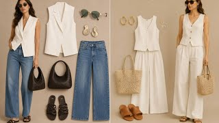 Top 65 Mejores ideas de Outfits Chic y moderno para verano 2026✨️