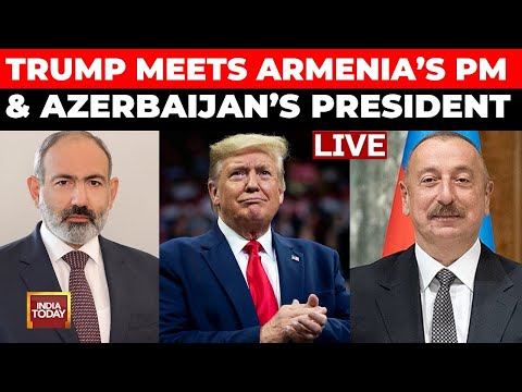 Trump Meets Armenia's PM and Azerbaijan's President LIVE | Trump LIVE | White House LIVE | US News