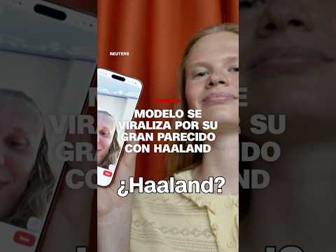 Modelo se viraliza por su gran parecido con Haaland