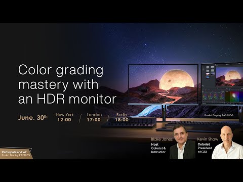 ProArt Masters’ Talks X Kevin Shaw | ASUS ProArt Display PA32UCG