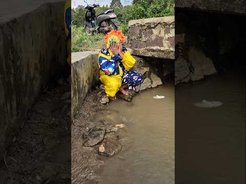 topeng badut hanyut #trendingshorts