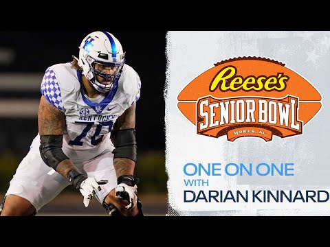 Darian Kinnard at the Senior Bowl | 1-on-1 Interview video clip