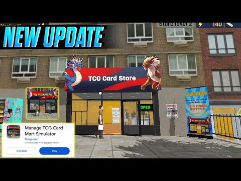 New Update 🥶 | Manage TCG Card Mart Simulator