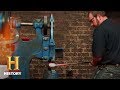 Hydraulic Press in Bladesmithing