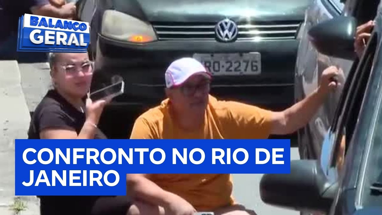 Confronto entre grupos rivais paralisa trânsito no Rio de Janeiro