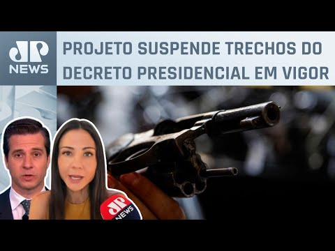 Câmara aprova reduzir exigência para posse de armas; Amanda Klein e Cristiano Beraldo comentam