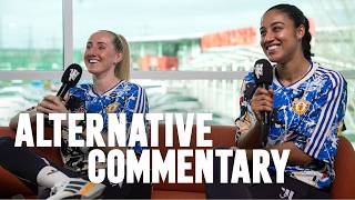 Millie & Gabby Alternative Commentary 😂🎤 | Manchester Derby 2025