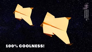 How to fold a simple paper airplane in 1 minute - Sky Hammer