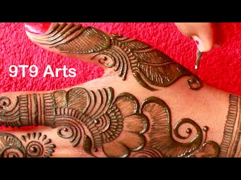 Simple mehndi design for Wedding l Stylish Front Hand mehndi | Shaded mehndi Designs | เคฎเฅเคนเคเคฆเฅ เคกเคฟเคเคพเคเคจ