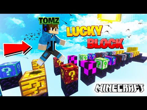 Minecraft : Colourful LUCKY BLOCK Race !!!! Malayalam |