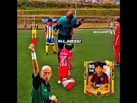 Messi x First Red Card Skills 😭🟥😡