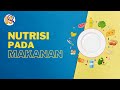 Kuis Nutrisi pada Makanan