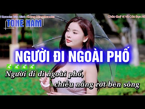 Karaoke Người Đi Ngoài Phố (Tone Nam) Beat Công Tuấn cực hay – Hoàng Dũng Karaoke