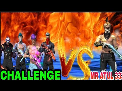 Solo Vs Squad | | Mr Atul 333 Vs India Boys Clash Squad Challenge | | Garena Free Fire