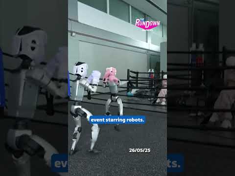 Humanoid robots prepare for boxing contest in Hangzhou #itvnews #news