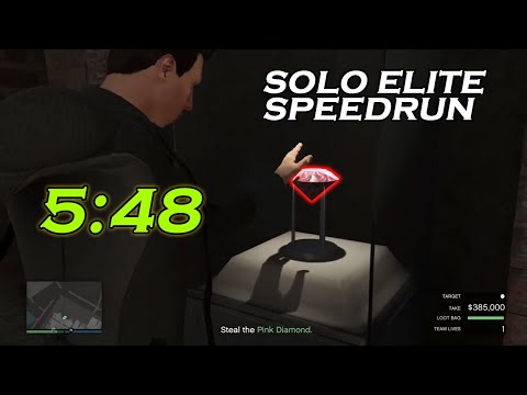 GTA 5 Cayo Perico - [5:48] Elite Challenge Solo Speedrun ($1.5M+)