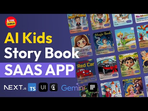 Build & Deploy Full Stack Nextjs AI Kids Story generator App Using React, NextUI, Typescript