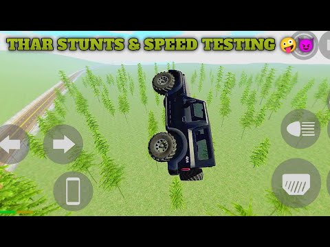 Thar Modified | Thar Stunts & Speed Test : ( Gadi Wala Game ) Gameplay video