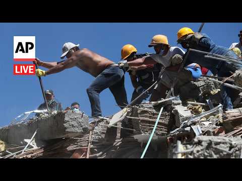 LIVE: Crews search through rubble for missing people after Colombia earthquake