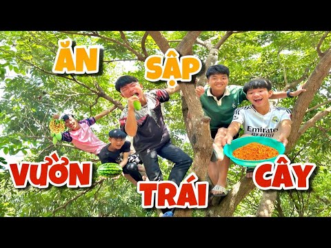 Anh Ba Phải | Thử Thách Ăn Sập Vườn Trái Cây Với Thau Muối Ớt Siêu Cay