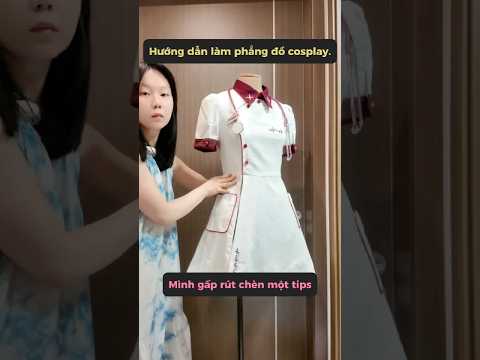 10 phút khử nhăn đồ cosplay Xie Xiu #meowcosplay #shorts