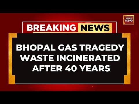 Bhopal Gas Tragedy: 337 Tons Of Toxic Waste Burnt To Ashes After 40 Years | Historic Cleanup