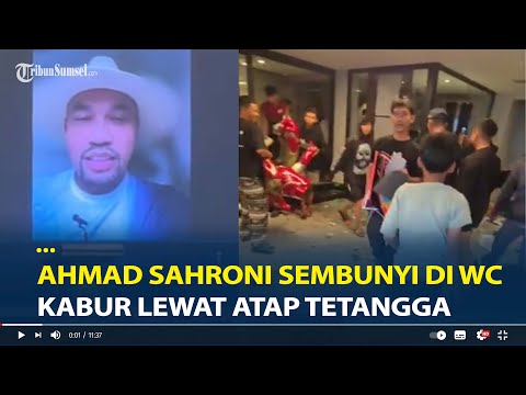 Detik-detik Ahmad Sahroni 7 Jam Sembunyi di WC Saat Rumahnya Dijarah, Kabur Lewat Atap Tetangga