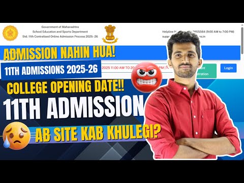 FYJC 2025 | UPDATE ON  EDIT & CAP 2 APPLICATION | COLLEGE OPENING NOTICE