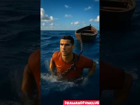 Ronaldo was mocked by Messi for having no trophy in his boat #ronaldo #messi #kylianmbappe #neymar