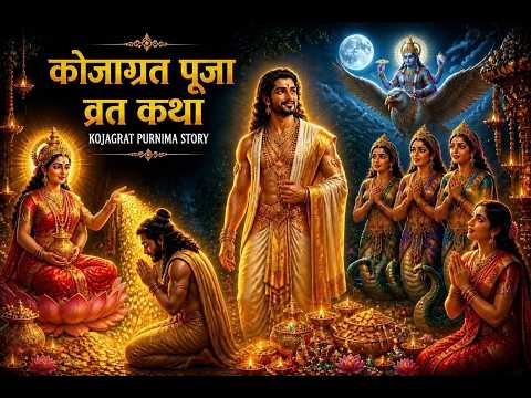 कोजाग्रत पूर्णिमा व्रत कथा | Brahmin Valita and the Blessing of Goddess Lakshmi