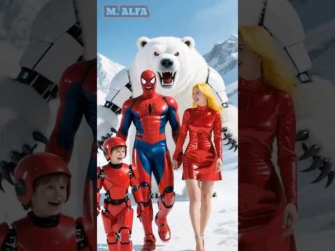 Captain America & Spidey With Their Kids 011 #marvel #funnyvideo