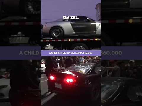 16 YEARS OLD NISSAN GTR VS SUPRA $60 000 RACE