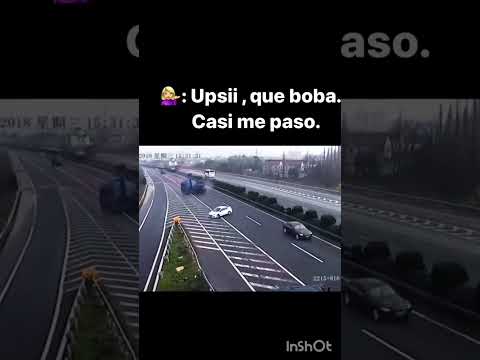 😬 por eso y por mil razones más no manejo 🤭  #conducir #conductor #transporte #choque #carretera