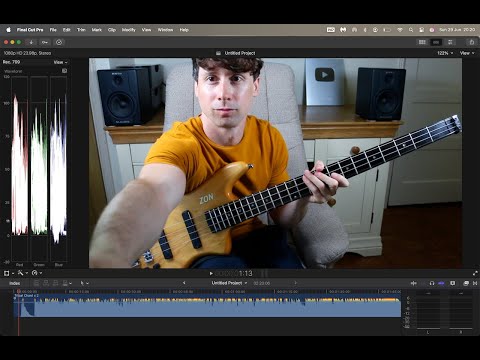 This is a raw, unedited solo bass video