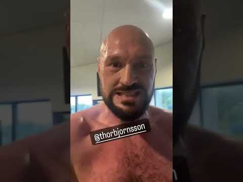 TYSON FURY RESPONDS TO THOR BJORNSSON