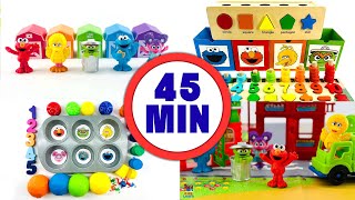 BEST Sesame Street 1 HOUR Video | Learn Shapes & Counting | Educational Videos For Toddlers w/ Elmo