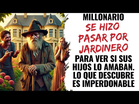 Millonario Se Hace Pasar Por Pobre Para Ver Si Sus Hijos Lo Aman. Lo Que Descubre Es Imperdonable