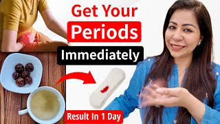 Get Your Periods Flowing in 1 Day! | Home Remedies for Irregular Cycles