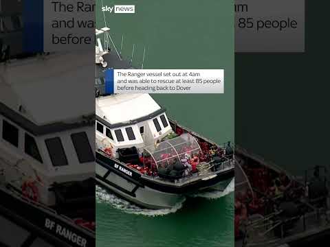 Two migrant boats rescued by Border Force Ranger near Dover