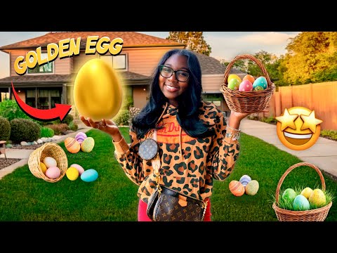 KARISSA FOUND THE GOLDEN EGG AT THE EASTER EGG HUNT