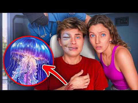 Jellyfish ATTACKED My Brother!! Will He SURVIVE?!