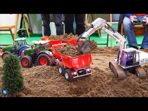 RC TRACTOR, RC TIMBER TRUCK, RC EXCAVATOR AND SCALE TRAINS! @TomBikonkav