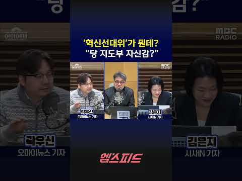 [엠스피드] '혁신선대위'가 뭔데? "당 지도부 자신감?" 260317 MBC