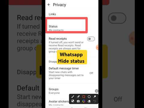 How to Completely Hide Your WhatsApp Status#whatsapp #shorts