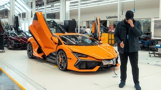 I work at Lamborghini Factory for 1 day | My VIP Factory visit | 2025