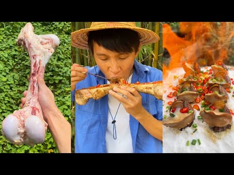 Have you ever eaten white snails?|Chinese Mountain Forest Life and Food #Moo TikTok#FYP