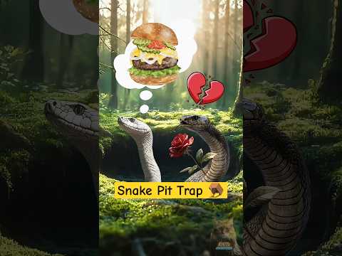 How snake pit traps were made? #cat #parody #funny #facts