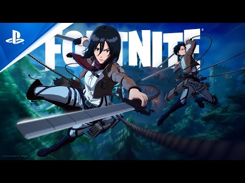 Fortnite - Eren Jaeger Enters with ODM Gear and Thunder Spears | PS5 & PS4 Games