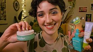ASMR Spa Day 💚🍀 Green Themed Pampering (layered sounds, whispered rp, personal attention, tingly)